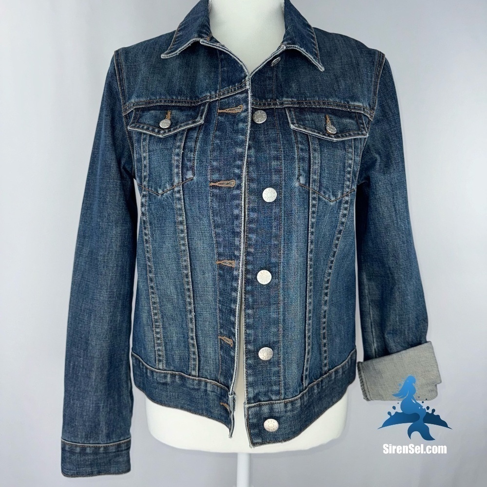 1059 J.Crew Classic Denim Jacket - S - Blue
